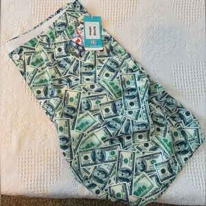 Hreski Money Print Golf Shorts